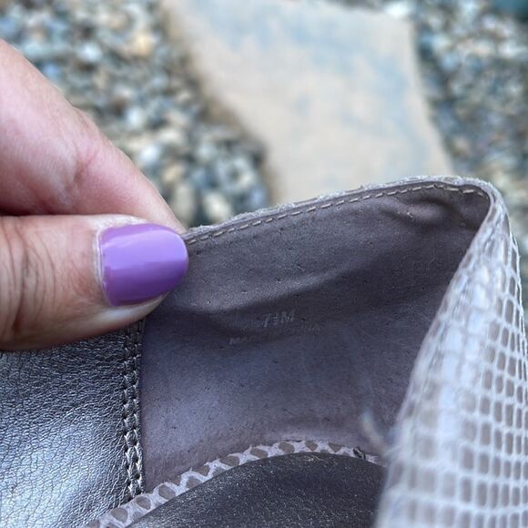 MODA Spana Cork Open Toe Heels. Taupe Size 7.5 - Picture 7 of 7